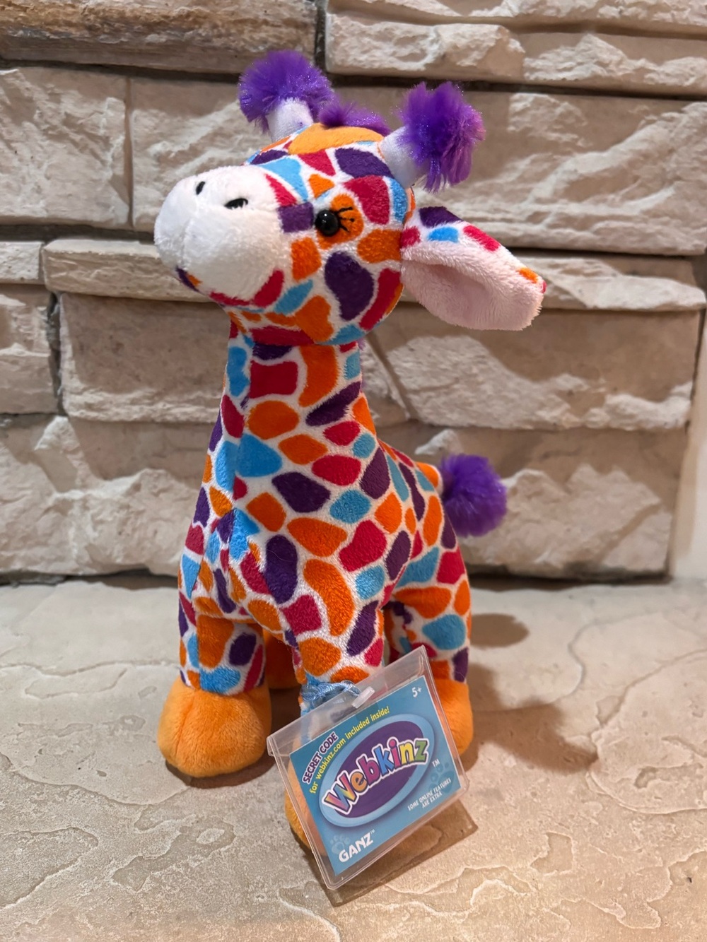 Webkinz Retired Sunset Giraffe HM674 Sealed Code